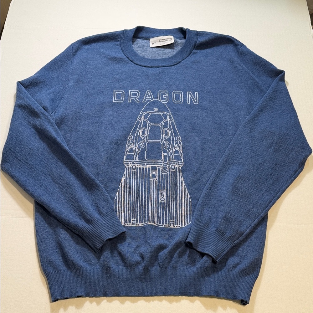 Spacex Crew Dragon Spacecraft Sweater